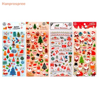 Hanprospree&gt; สติกเกอร์ ลายซานตาคลอส สําหรับตกแต่งไดอารี่ เครื่องเขียน