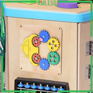 [Amleso] Montessori บอร์ดยุ่ง ของเล่นเสริมการเรียนรู้เด็กก่อนวัยเรียน DIY