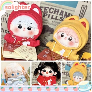 Solighter เสื้อกันหนาว มีฮู้ด แฮนด์เมด สําหรับตุ๊กตา 1/12BJD 5 ซม. 10 ซม. 20 ซม.