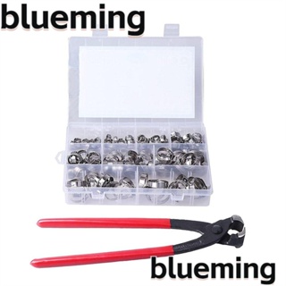 Blueming2 แคลมป์หนีบท่อหูเดี่ยว สเตนเลส 304 6-25.6 มม. พร้อมแหวนหนีบหู 9 ขนาด สําหรับบ้าน 125 ชิ้น