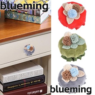 Blueming2 ถุงมือผ้ากํามะหยี่ แบบนิ่ม ลายดอกไม้ ป้องกันไฟฟ้าสถิตย์ สําหรับตกแต่งลิ้นชัก ประตู ตู้