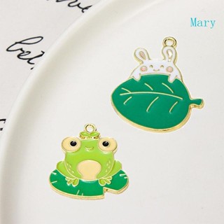 Mary ชุดเครื่องประดับ สร้อยข้อมือ โลหะผสม ลายการ์ตูนสัตว์ กบ Rabb DIY 10 ชิ้น