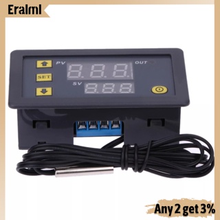 Eralml W3230 เทอร์โมสแตทดิจิทัล เซนเซอร์ควบคุมอุณหภูมิ เตือนภัย