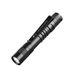 Hiking Aluminum Alloy Home Battery Powered Emergency Outdoor Camping High Brightness Fishing Pen Clip Mini Flashlight