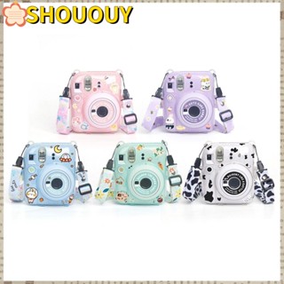 Shououy สติกเกอร์ใส ป้องกันกล้อง หลากสี สําหรับ Fujifilm Instax Mini 12