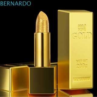 Bernardo ลิปสติก ลิปกลอส เนื้อแมตต์ กํามะหยี่ กลิตเตอร์ สีทอง สีนู้ด กันน้ํา ติดทนนาน 7 สี