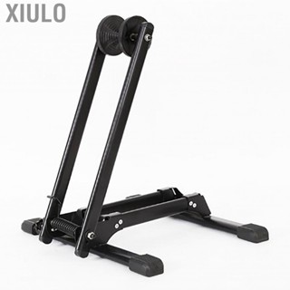 Xiulo Bike Folding Stand  Portable Bicycle Parking Rack Stable Support for Riding