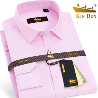 เสื้อเชิ้ตแขนยาวลําลอง รุ่น KIN Professional DON สีทอง แฟชั่นฤดูใบไม้ร่วง สไตล์นักธุรกิจ สําหรับผู้ชาย