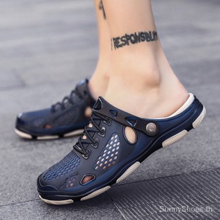 พร้อมส่ง รองเท้าแตะ Crocs แบบมีรู 2H8L