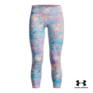 Under Armour UA Girls Motion Printed Crop อันเดอร์ อาร์เมอร์ กางเกงออกกำลังกายสำหรับเด็กผู้หญิง