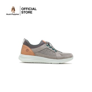 Hush Puppies รองเท้าผู้ชาย รุ่น ELEVATE SNEAKER HP IHCFT0553LG - สีเทา