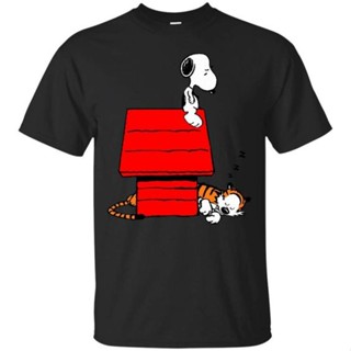 เสื้อยืดแขนสั้น คอกลม พิมพ์ลายการ์ตูน Snoopy และนกชาร์ลีบราวน์ สําหรับผู้ใหญ่ และเด็กผู้ชาย ไซซ์ XS - 3XL