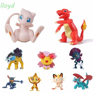 Lloyd ฟิกเกอร์ Poke-mon Thunder Chimchar Charmander ขนาด 3.5-11 ซม. ของเล่นสําหรับเด็ก