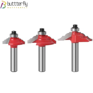 Buttterfly ดอกกัดมิลลิ่ง คาร์ไบด์ สําหรับแกะสลัก|ดอกสว่านเราเตอร์ คุณภาพสูง 12 มม. 1/2 นิ้ว สําหรับงานไม้