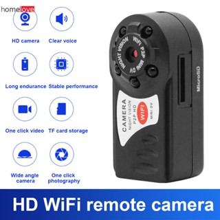 Mini Q7 กล้อง 1080p Full Hd Wifi Dv Dvr ไร้สาย Ip Cam Mini Video Camcorder Recorder อินฟราเรด Night Vision กล้องขนาดเล็ก dropshipping homelove