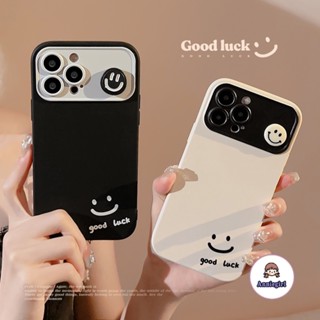 เคสโทรศัพท์มือถือ ซิลิโคนนิ่ม กันฝุ่น ลายหน้ายิ้ม 3D แฟชั่น สําหรับ IPhone 11 15 Pro MAX 14promax 12Pro 13 13Promax XS MAX XR 7 8Plus