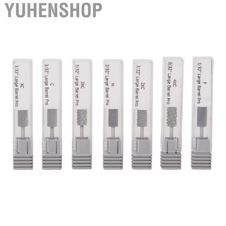 Yuhenshop Nail Drill Bits Cylinder Grinding for Beauty Salon