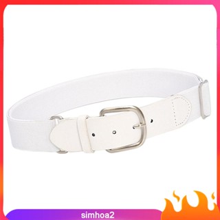 [Simhoa2] เข็มขัดเบสบอล แบบนิ่ม ความยาว 46 ซม.-80 ซม. กว้าง 3 ซม. ปรับได้ สําหรับผู้หญิง