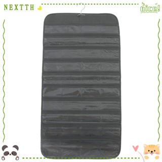 Nextth ที่เก็บเครื่องประดับ สร้อยคอ ต่างหู แบบสองด้าน แบบพกพา 2 สี 2 ชิ้น