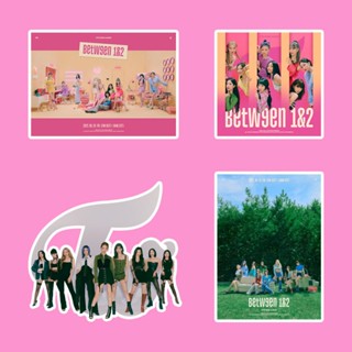 สติกเกอร์ ลายการ์ตูนสาวเกาหลีใต้ TWICE สําหรับตกแต่งอัลบั้ม โทรศัพท์มือถือ