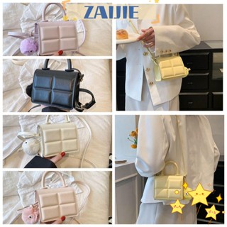 Zaijie24 กระเป๋าถือ ทรงสี่เหลี่ยม ขนาดเล็ก หลายสี สําหรับสตรี