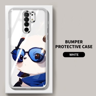 Ybd เคสโทรศัพท์มือถือแบบนิ่ม TPU ใส ลายแพนด้าน่ารัก สําหรับ Xiaomi POCO M2 Redmi 9 Prime Note 8 Pro Note 8T