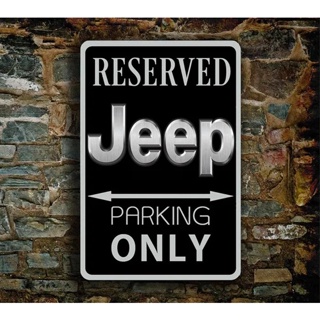 ป้ายโลหะ Jeep Signs สําหรับตกแต่งโรงรถ