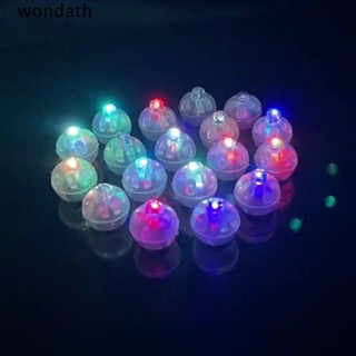 Wonda กิ๊บติดผม มีไฟแฟลช LED เรืองแสง ขนาดเล็ก น้ําหนักเบา สีสันสดใส ของเล่นสําหรับเด็ก 50 ชิ้น