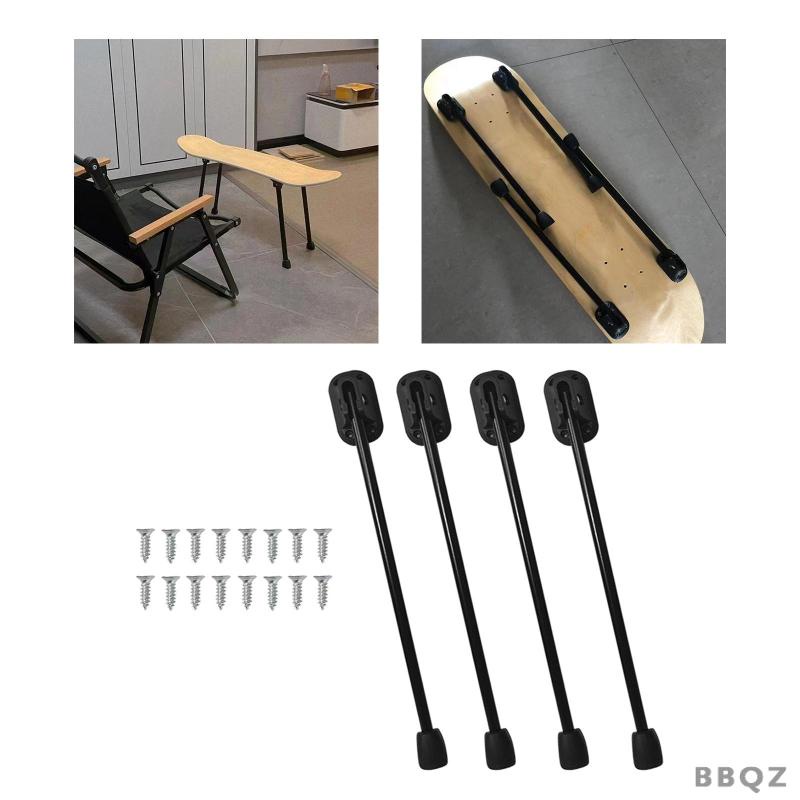 [Bbqz01] ขาโต๊ะ พับได้ แบบพกพา DIY สําหรับตั้งแคมป์ 4 ชิ้น