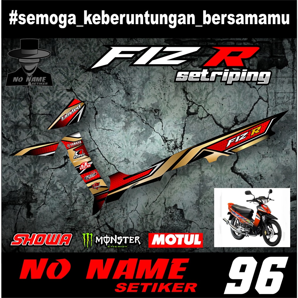 F1ZR FIZR BODY STRIPING สติ๊กเกอร์ 2001 2002