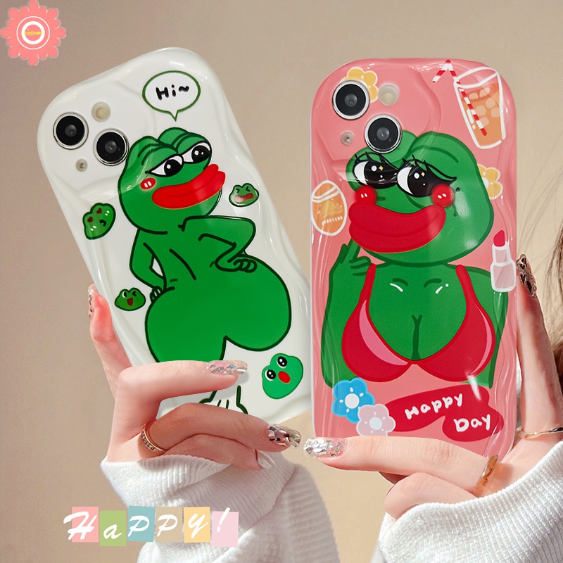 เคสโทรศัพท์มือถือ ลายการ์ตูนกบน่าเกลียดน่ารัก สําหรับ Vivo Y12 V29 Y27 Y36 Y02 Y15 Y22s Y15A Y51 Y12i Y11 Y12s Y21s Y30 Y91C Y33s Y91 Y35 Y20s V25 E Y50 Y16 Y15s Y17 Y12s Y20 Y95 Y21