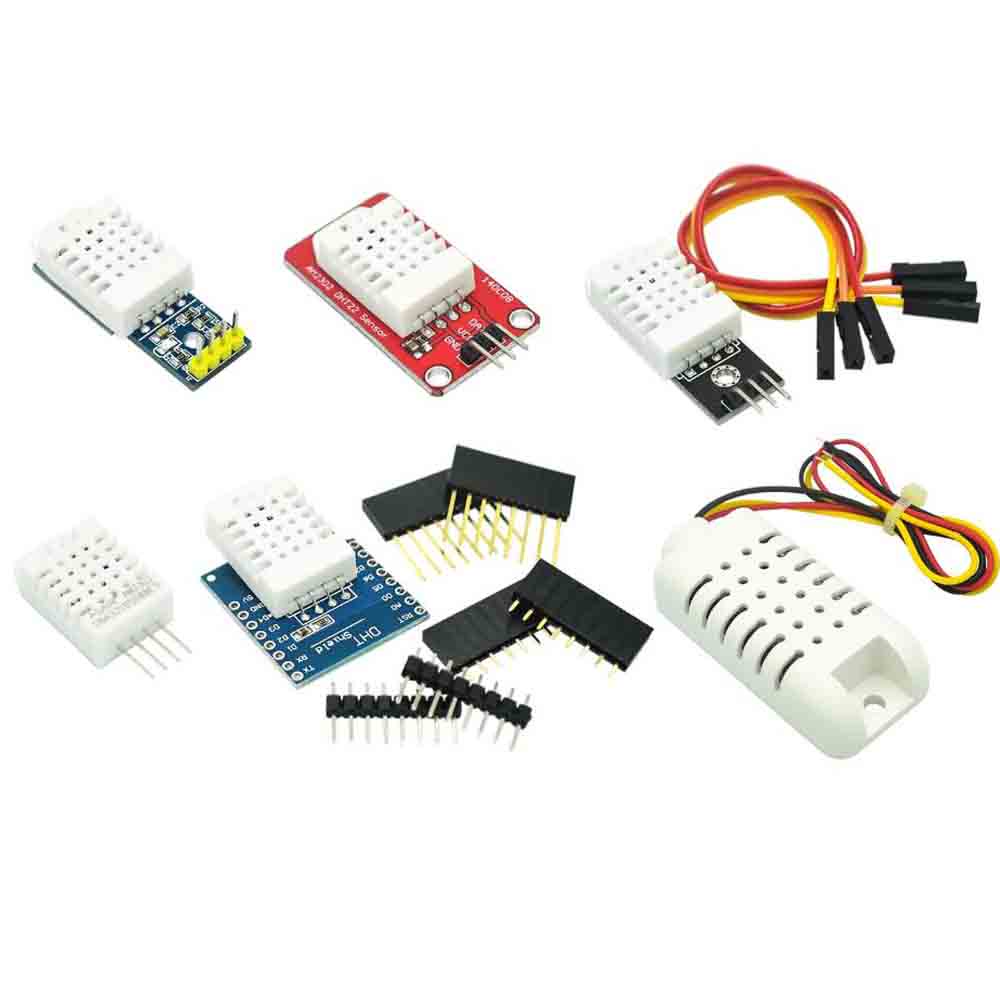 เซ็นเซอร์อุณหภูมิและความชื้นแบบดิจิตอล DHT22 AM2302 AM2320 เซ็นเซอร์และโมดูลสําหรับ Arduino อิเล็กทร