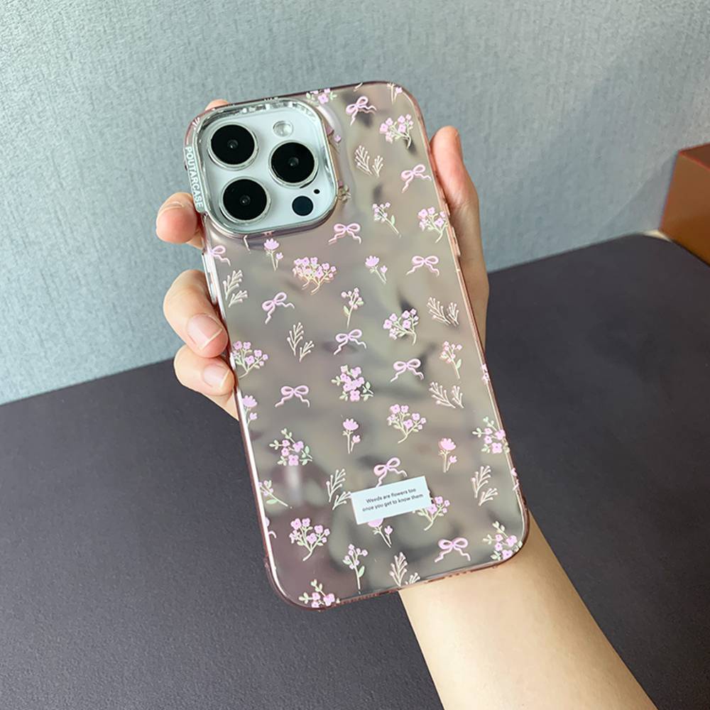 เคสโทรศัพท์มือถือ ลายดอกไม้น่ารัก แฟชั่น สําหรับ Apple iPhone 11 12 13 14 15 Pro Max