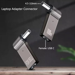 100W USB TypeC To Dc Power Jack Connector USB C To Universal Laptop Power Adapterปลั๊กแปลงสำหรับcomputer Noteboobkทุกรุน