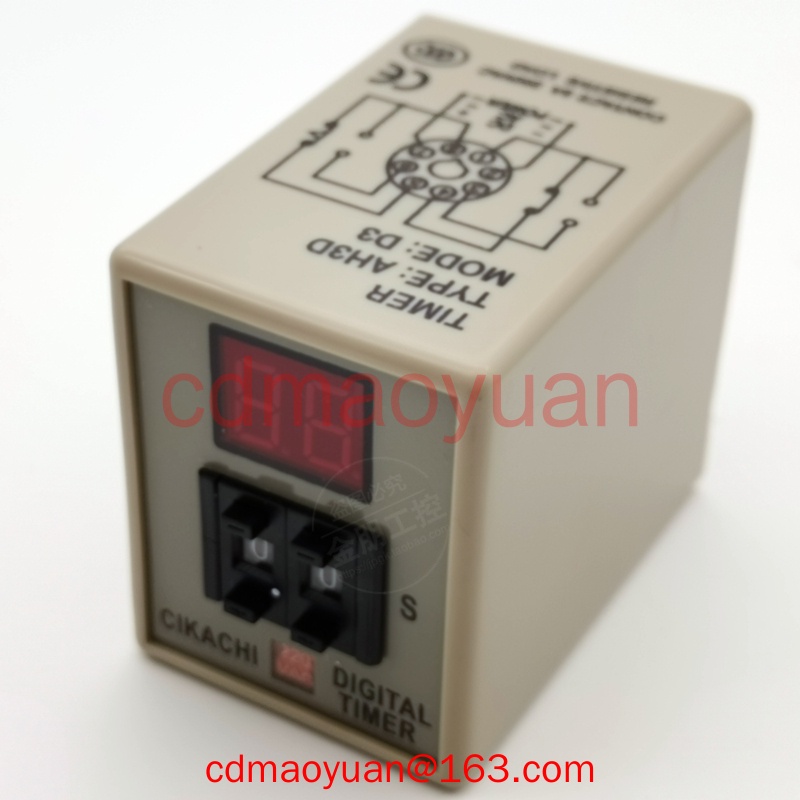 ไต้หวัน Jiayang CIKACHI รีเลย์เวลา AH3D-D3 D2 D1 จอแสดงผลดิจิตอล