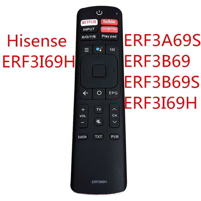Hisense ใหม่สําหรับ ERF3I69H เสียงรีโมทคอนโทรลสําหรับ Hisense TV ERF3A69S ERF3B69 ERF3B69S ERF3I69H 