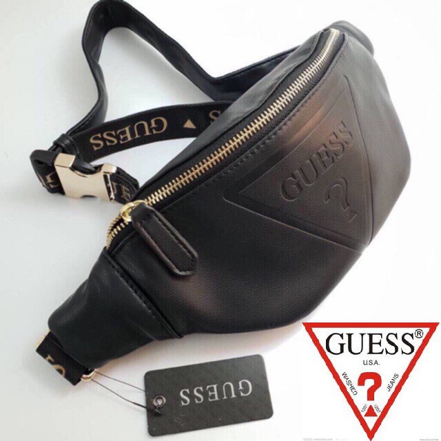 พร้อมส่ง Guess กระเป๋าคาดเอว ขนาด 15*38 ซม. 2023