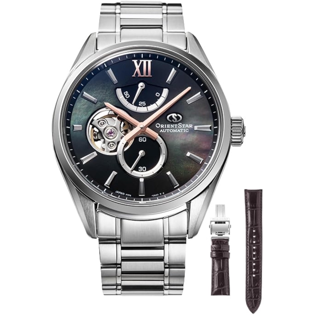 [Japan Watches] [Orient Star] Orient Star นาฬิกาข้อมืออัตโนมัติ ผลิตในประเทศญี่ปุ่น รับประกัน 2 ปี M34 F7 Semi-Skeleton Rk-By0006A Limited To 300 สําหรับผู้ชาย สีเทาถ่าน
