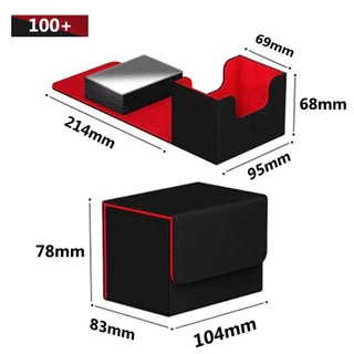 CHORDZY เกม MTG Trading Card Holder, PU สะสมเกมกล่อง,ของขวัญกล่องจัดเก็บ Protectors Organizer คอนเทนเนอร์ผู้หญิงผู้ชาย