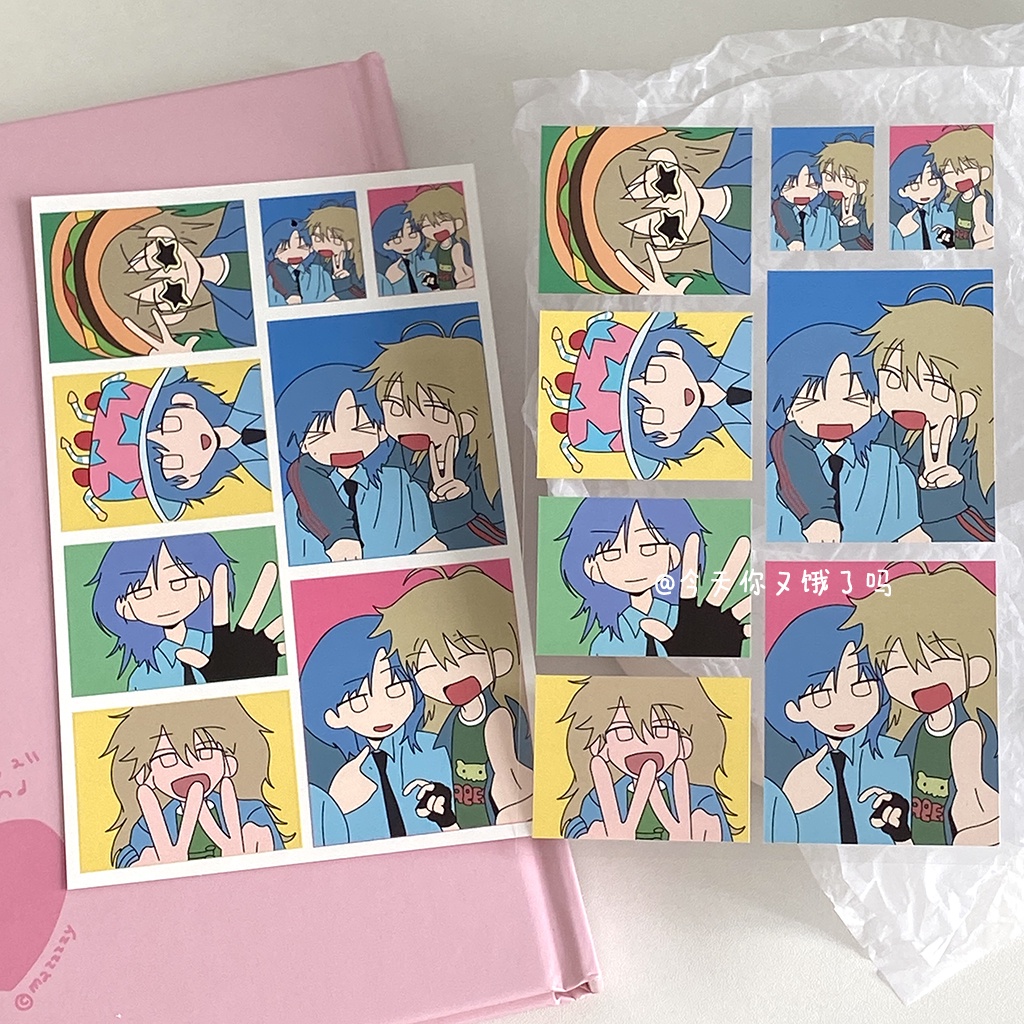 Ins สติกเกอร์โพลารอยด์ ลายตุ๊กตาเท็ดดี้ สําหรับตกแต่งสมุดภาพ เครื่องซักผ้า