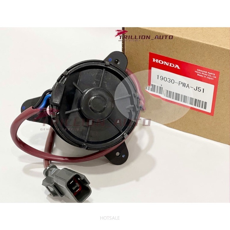 【ของแท้】มอเตอร์พัดลมหม้อน้ํา สําหรับ Honda Fit Jazz City 2002-2008 19030-PWA-J51