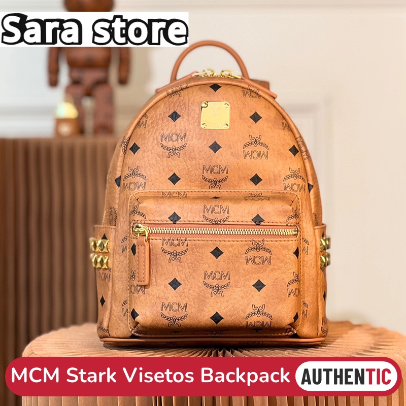 กระเป๋า MCM Stark Visetos Bebe Boo Backpack #Mini #Small #Medium กระเป๋าเป้ Visetos Canvas