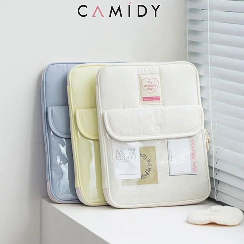 Camidy ใหม่ กระเป๋าใส่แท็บเล็ต คอมพิวเตอร์ สไตล์เกาหลีใต้ สําหรับ iPad io11 13 นิ้ว