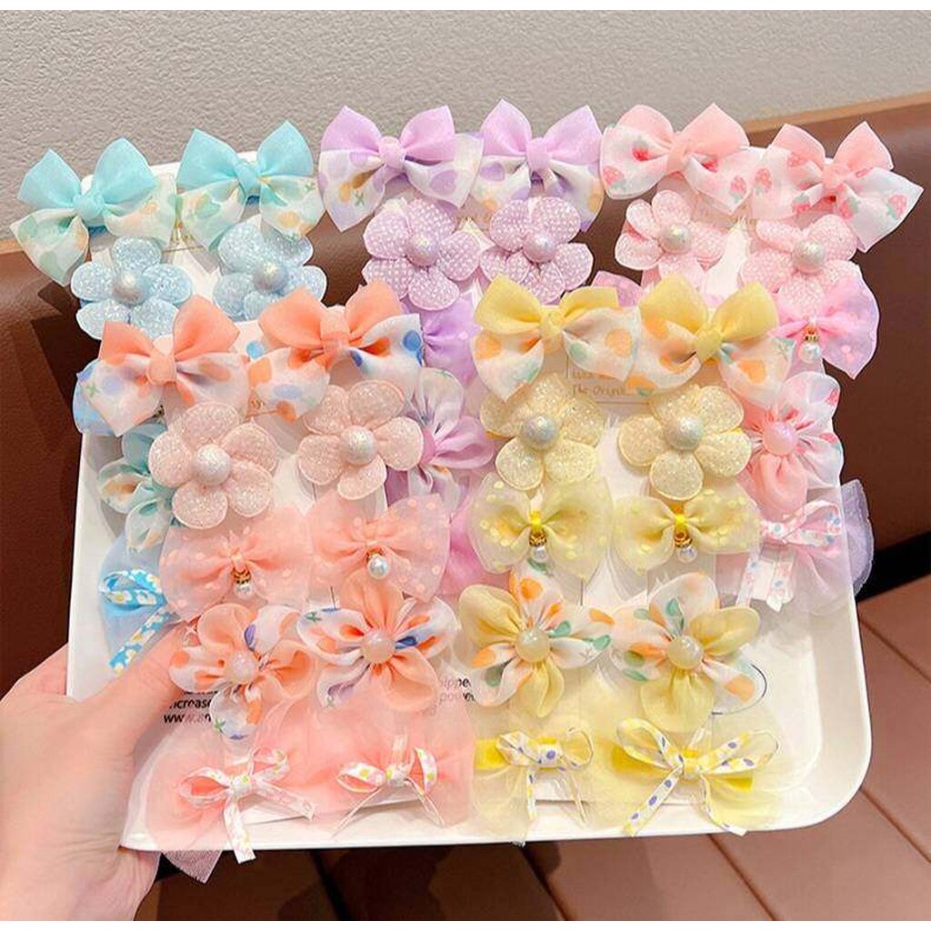 💗มาหยากิ๊ฟช้อป💗กิ๊บติดผม หวานละมุล น่ารัก แฟชั่นประดับผมเด็ก ขนาดตัวกิ๊บ 3 ซ.ม. แพ็ค 10 ชิ้นหุ้มด้วยผ้า อ่อนโยนต่อเส้มผม - รูปที่ 3