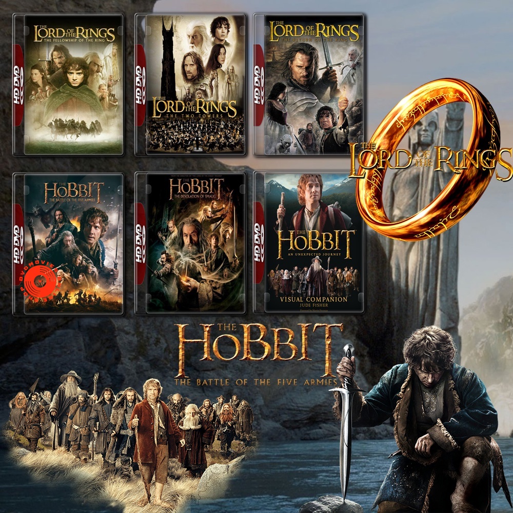 Blu-ray Lord of The Rings ภาค 1-3 + The Hobbit ภาค 1-3 Bluray Master เสียงไทย (เสียง ไทย/อังกฤษ ซับ ไทย/อังกฤษ ( ภาค 1 ไ