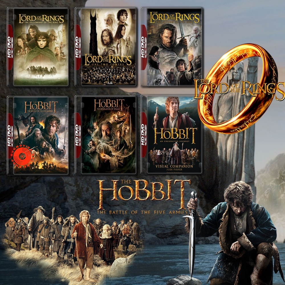 Blu-ray Lord of The Rings ภาค 1-3 + The Hobbit ภาค 1-3 Bluray Master เสียงไทย (เสียง ไทย/อังกฤษ ซับ 