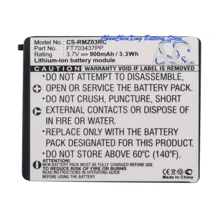 AC Cameron Sino 900mAh Battery FT703437PP, RZ03-00120100-0000 for RAZER Mamba, RC03-001201