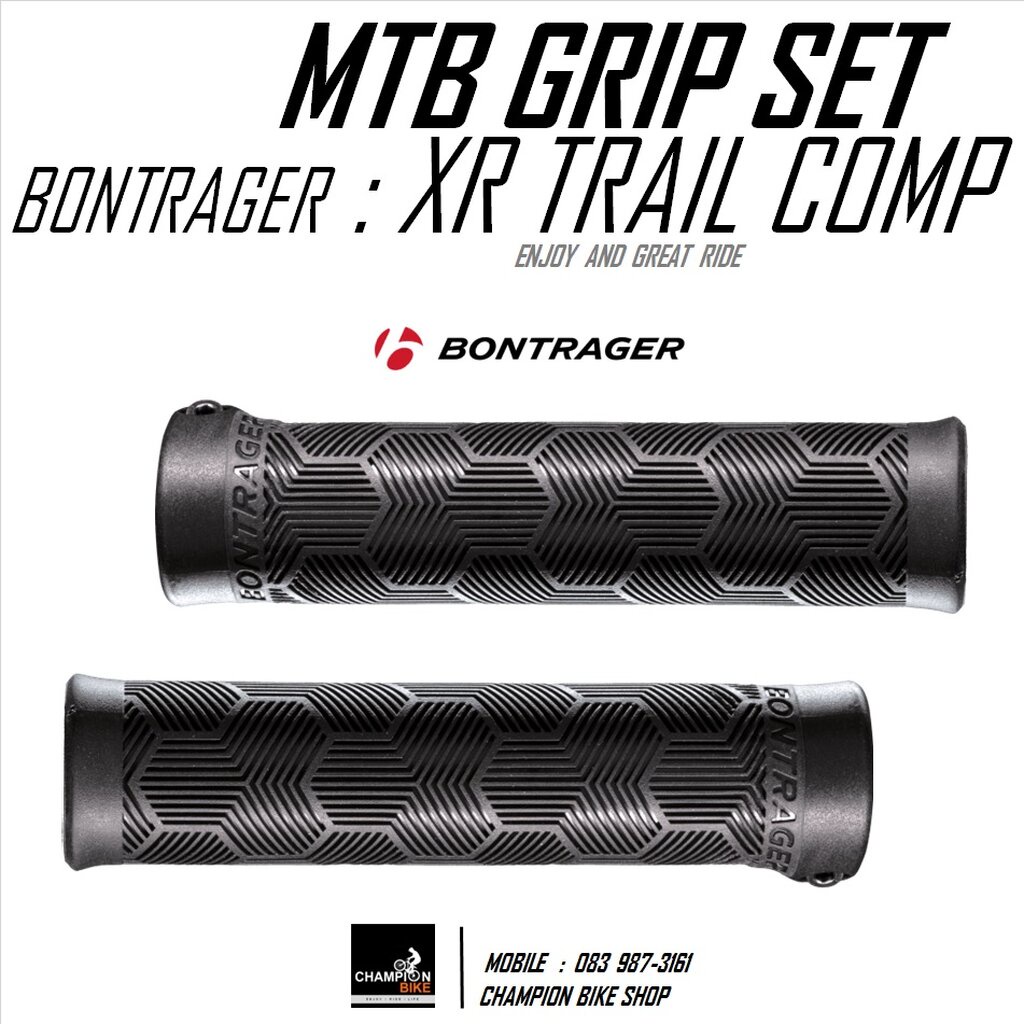 ปลอกแฮนด์จักรยาน BONTRAGER : XR TRAIL COMP MTB GRIP สีดำ