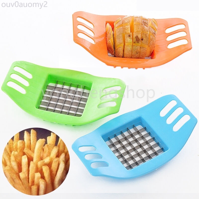 1Pc Stainless Steel Vegetable Potato Slicer Cutter Chopper Chips Making Tool Potato Cutting Fries K