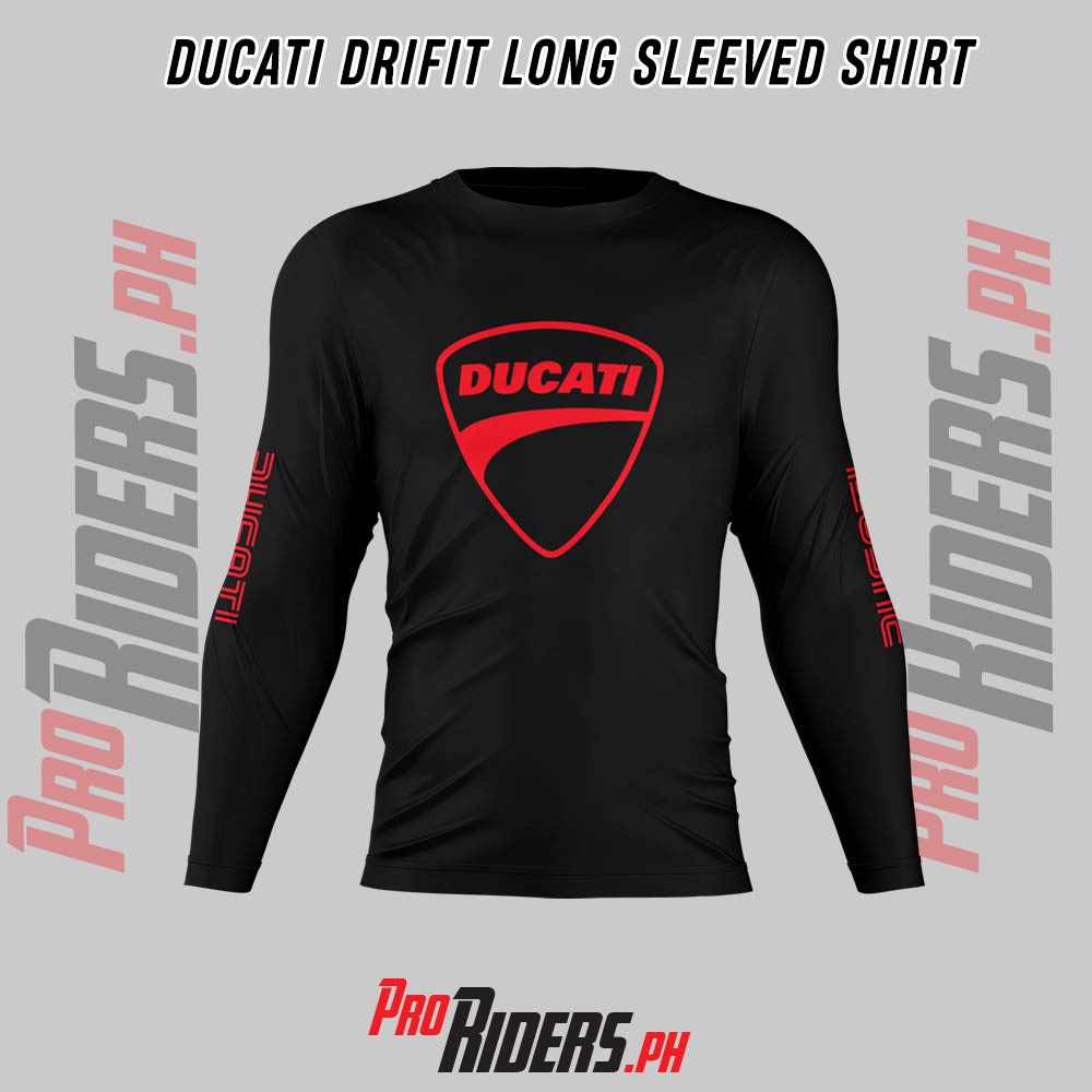 เสื้อยืดแขนยาว พิมพ์ลาย Prorider Ducati Dri Fit สําหรับผู้ชาย
